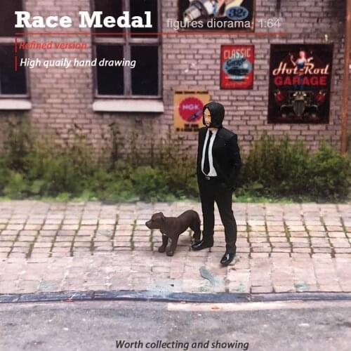 Rm1:64 Movie character David scale miniature action figure scene Refined version