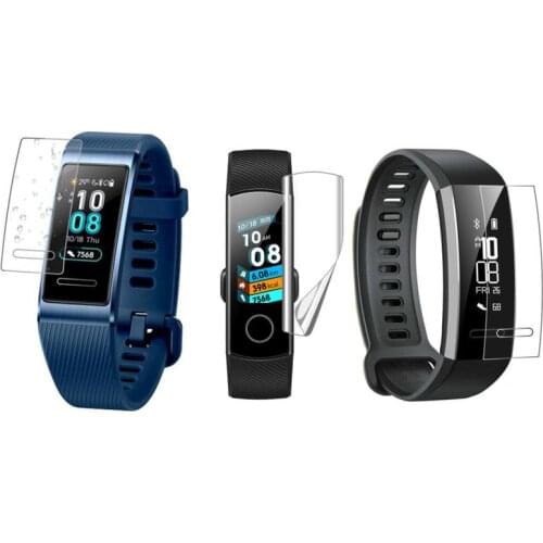 Soft TPU Screen Protector Cover Film For Huawei Talkband B2 B3 Lite B5 Honor band 2 3 Pro 3e A2 4 5 Band3 Band4 Band5 Wristband