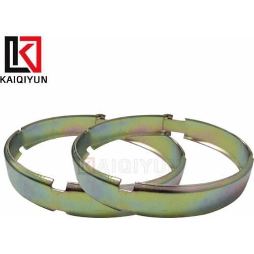 Pair Rear Metal Crimping Ring For Audi Quattro A6 C6 4F 2005-2011 Air Suspension Spring Bag 4F0616001J, 4F0616001