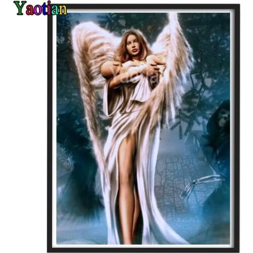 Full Diamond Embroidery Angel woman and baby 5D Diy Diamond Painting Cross Stitch Square/Round Diamond Mosaic Decor Home Art