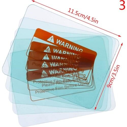5pcs/lot Transparent Spare Welding Shield Cover Lens Protector Plate for Welding Helmet Mask