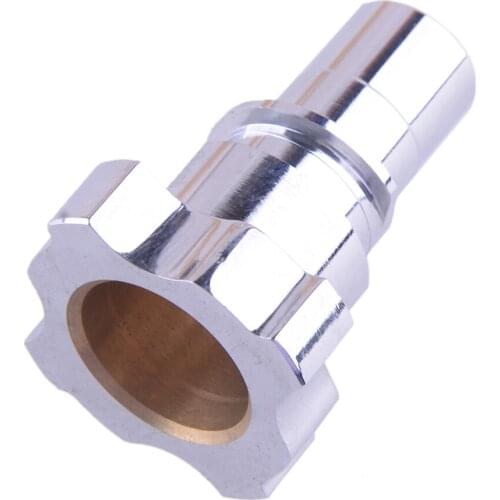 Silver PPS Copper Spray Gun Cup Convertor Quick Connector Hopper Adapter Fit for Fast Joint Threadless