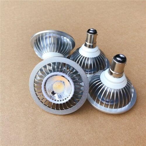 7W AR70 B15D LED Spotlight B15 Base Dimmable AC110-240V/DC12V Home/Commercial Lighting BA15D AR70 Bulb Lamps LED Spotlights