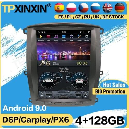 Tesla 128G Radio Recorder Bluetooth Android For Land Cruiser Lc100 2002 2003 2004 2005 2006 2007 GPS Player Auto Audio Head Unit