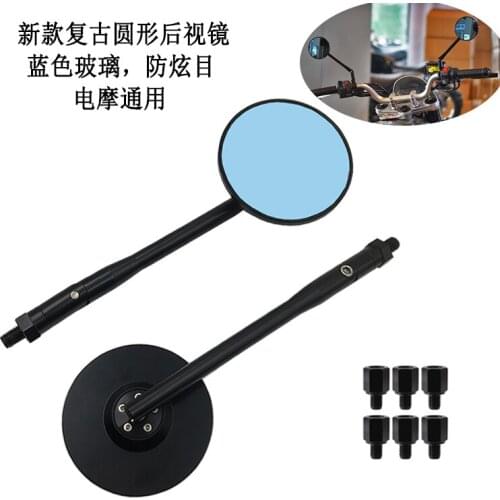 Universal Rearview Mirrors Universal for Electric Scooter Niu Ninebot Super Soco Retro Style