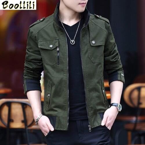 2020 Windbreaker Men Spring Autumn Bomber Jacket Casual Mens Military Jacket Fashion Slim Outwear Mens Jackets Plus Size