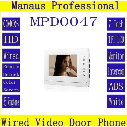 High Quality Smart Home 7 inch digital color TFT LCD Wired Indoor Monitor Video Door Phone D47b