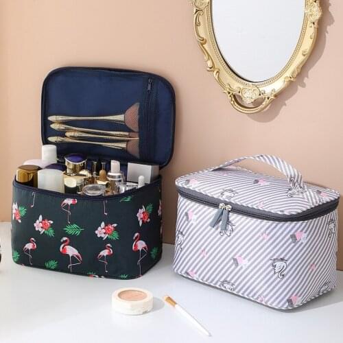 Large-capacity Cosmetic Bag Travel Portable Waterproof Portable Cosmetic Case Multifunctional Double-layer Wash Storage Bag
