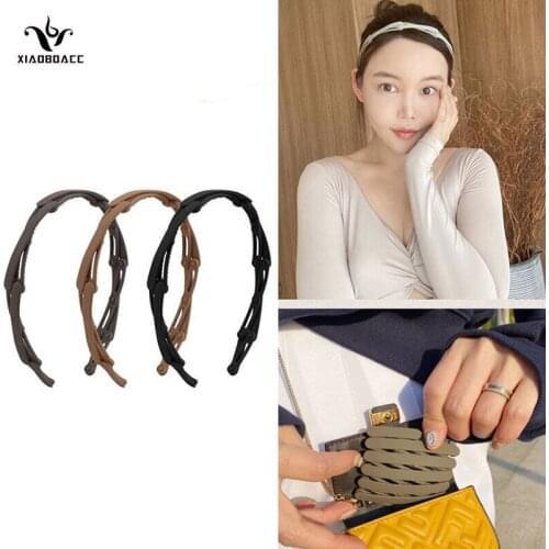 XiaoboACC Foldable headband women Girl Retractable Hair band Folding Out Anti Slip Headband Hair Band Hair Accessories