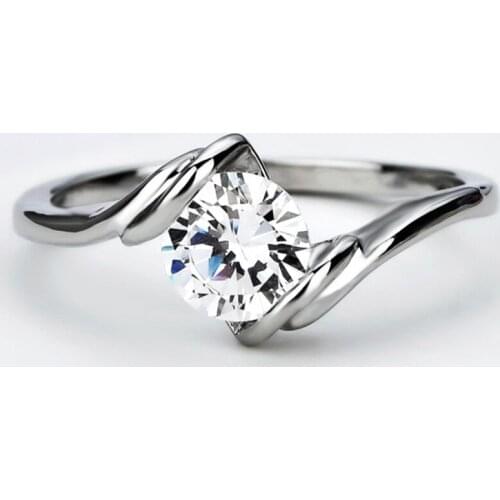 Simple Style Zircon Rings Women Fashion Finger Jewelry Accessories Alloy Rings Female Party Decorations Rhinestone Rings