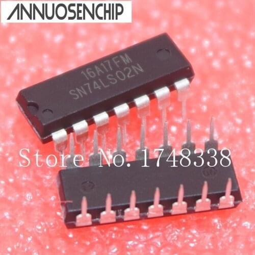 100pcs/lot HD74LS02P DIP14 HD74LS02 DIP SN74LS02N 74LS02 new and original IC