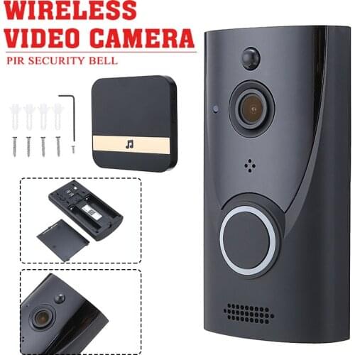 1080P Wireless WiFi Doorbell Smart Door Ring Video Intercom Camera Bell For Home Office Apartments Doorbell Security