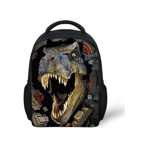 13 inch Dinosaur Printing Kindergarten Schoolbag Toddler Backpack School Bags for Kids Boys Satchel Mochila Escolar