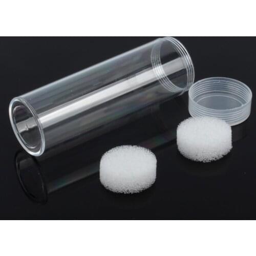 27mm 1/5 Pcs Prevent Damage Gross Ware Tool Protective Tube Holder Transparent Plastic Coins Storage Bottle Tube Coins Collect