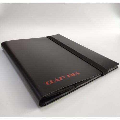 9Pockets black board game cards album photo Album Film Ticket Name Card Holder collection gaming cards book for TCG MGT POKEMEN