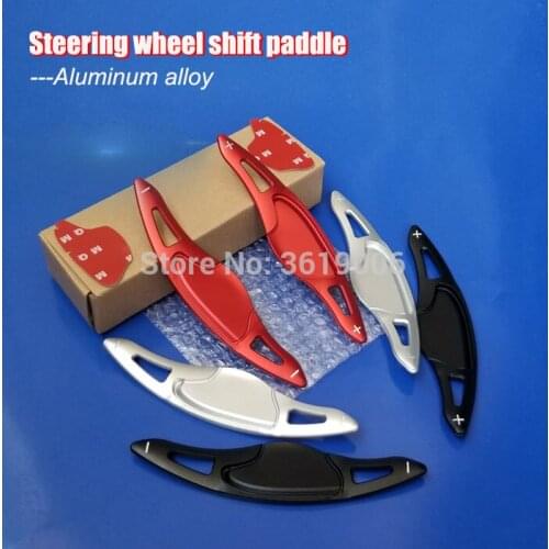 2pcs Aluminum Steering Wheel Shift Paddle Shifter Extension For Honda Civic 10th 17-18 Fit 17-18 VEZEL 15-18