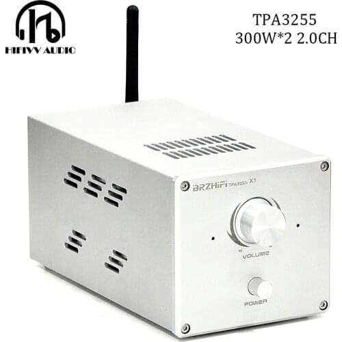 300W *2 Hifi Home Bluetooth Digital Stereo Power Amplifier TPA3255 Of PCM5102 decode QCC3034 24BIT APTX HD home audio system
