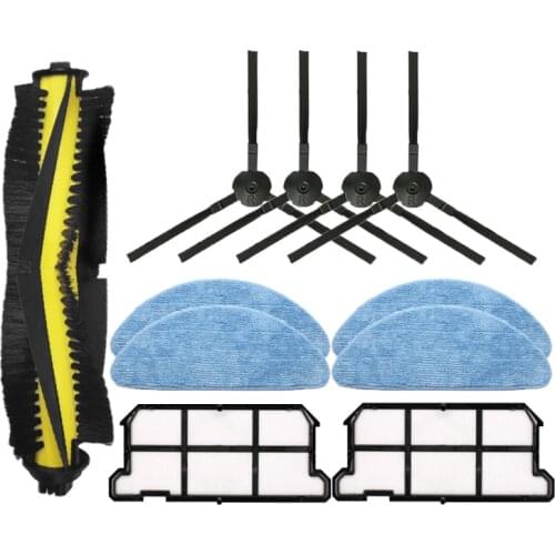 Side brushes mop cloth rag hepa filter main roller brush cover For ilife v7 v7s v7s pro plus Robot Vacuum Cleaner accessories
