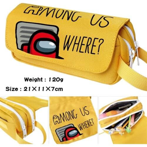High Quality multiple colour Game Pencil Bags Make Up Case For Grils and Boys With Handle