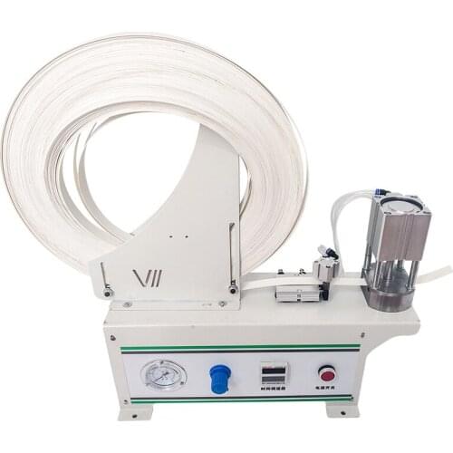 220V Electric Desktop Edge Banding Punching Machine Pneumatic Fully Automatic PVC Acrylic PP Edge Banding Manual Punching Tools