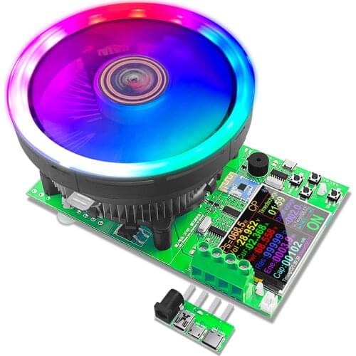 Electronic Load Tester USB Load Tester 0-200V 20A 150W Adjustable Constant Current Battery Capacity Tester Module Power Tester