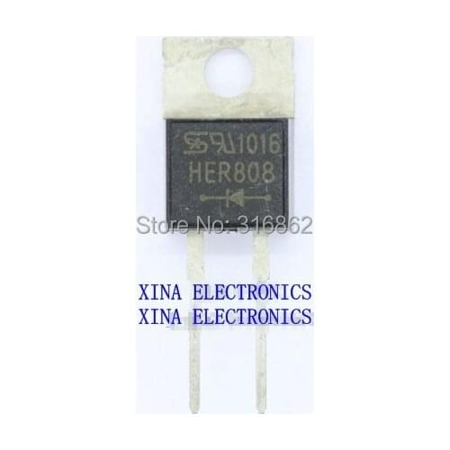 HER808 HER-808 TO-220-2 ROHS ORIGINAL 10PCS/lot Free Shipping Electronics composition kit