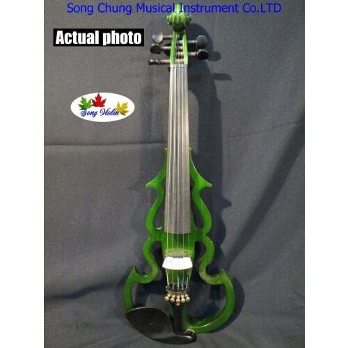 Best SONG Brand streamline 5 strings 4/4 electric violin,solid wood #7646