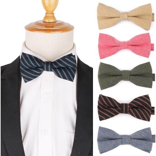 Mens Bow Tie New Plaid Bowtie Tuxedo Adjustable Striped Bow ties For Wedding Party Boys Girls Bow ties Butterfly Cravat Gifts