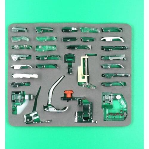 High Quality 3Domestic 32pcs Sewing Machine Presser Foot Feet Set