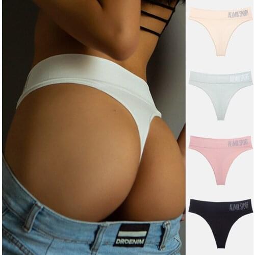 Fashion Lingerie Women Soft Cotton Underwear Shapewear High Waist Shaping Briefs Pure Color Thong Panty Tummy Control Panties