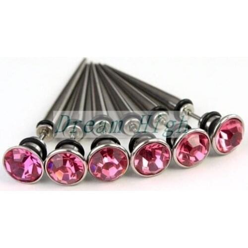 New Arrival Wholesale Ear Piercing Ear Nail Ear Stud Ear Expander 316l Surgical Steel 100pcs/lot Promotional gift Mixed Style