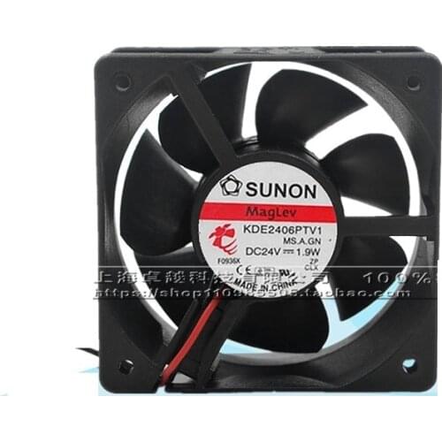 New original 6025 KDE2406PTV1 24V 1.9W inverter fan