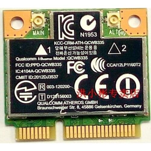 SSEA Wholesale for Atheros QCWB335 Wireless WiFi+Bluetooth 4.0 half mini PCI-E Card
