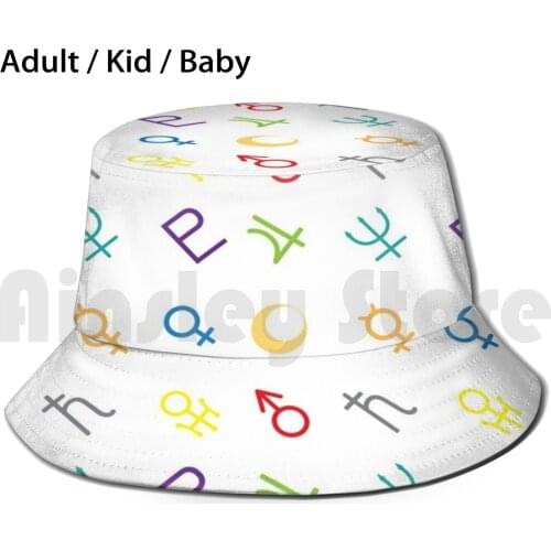 Sailor Moon Crests Bucket Hat Adult kid baby Beach Sun Hats Sailor Moon Sailor Senshi Jupiter Venus Saturn Uranus Neptune