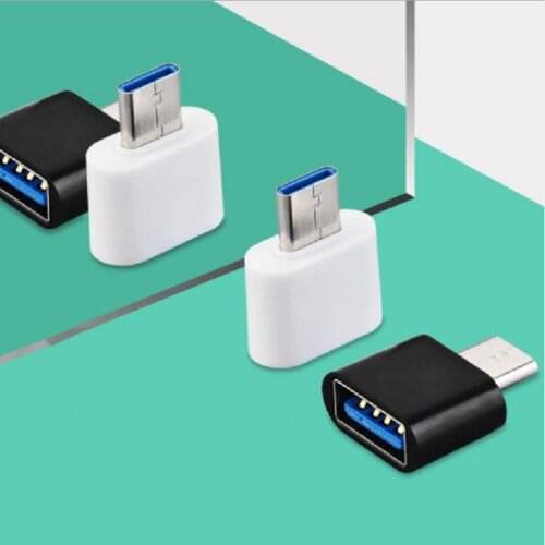 2Pcs Micro USB To USB Converter For Tablet PC Android Usb Mini OTG Cable USB OTG Adapter Micro Female Converter Type C Adapter