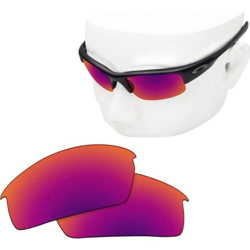 OOWLIT Polarized Replacement Lenses of Purple Red Mirror for-Oakley Bottlecap Sunglasses