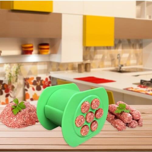 Handmade Sausage Hot Dog Maker Manual Hand Operate Cevapcici Press Maker Meatball Stuffer Filler Kitchen Accessories