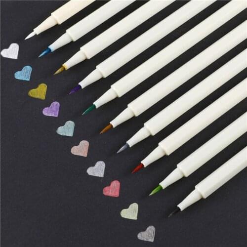 School Supplies 10 Color Fabricolor Write Brush Pen Calligraphy Paint Marker Pens Set Drawing Painting Watercolor Art Brush Pen