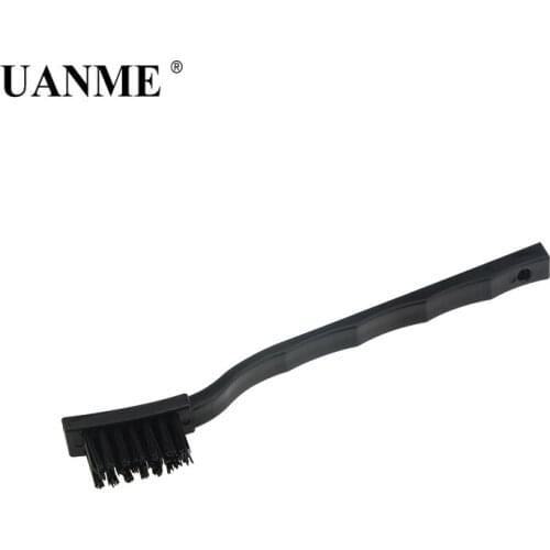UANME Black Non Slip Handle PCB Rework ESD Anti Static Dust Brush 17cm For Mobile Phone Tablet PCB BGA Repair Soldering