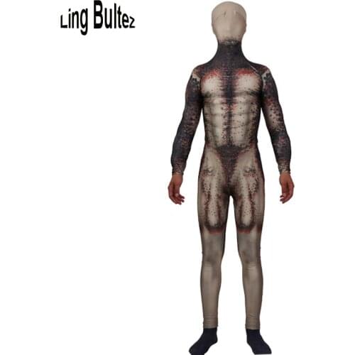 Ling Bultez High Quality Predator Cosplay Costume With 3D Print Predator Basic Suit