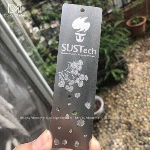 Stainless steel bookmark custom hollow metal bookmark design personalized bookmark customization