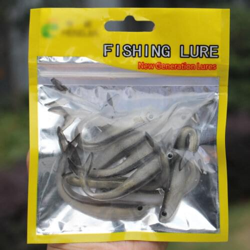 10pcs 8cm/2g 3D Soft Silver Tiddler Lifelike Fishing Tackle Silicone Minnow Maggot Bait Jigging Head Worms Fish Lure Wobblers