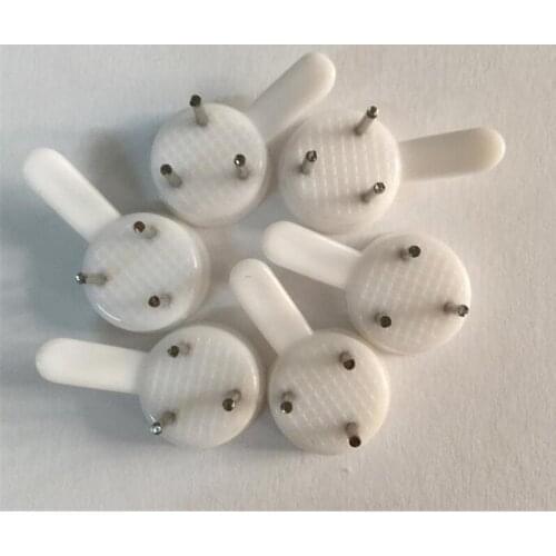 1000 pcs 25mm White Plastic Invisible Wall Mount Photo Picture Frame Nail Hook Hanger