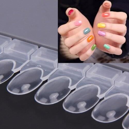 16.4*10.2cm Nail Display False Nail Tips Natural Nail Polish Gel Color Showing Display Removable Nail Art Display Color Chart