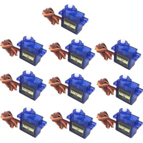 5/10pcs 9G Micro Mini Servos Horns better than Servo SG90 for RC 250 450 Helicoper Airplane Car ship Boat Robot All Categories