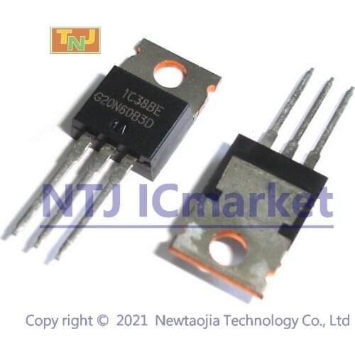 5 PCS G20N60B3D TO-220 G20N60B3 UFS Series N-Channel IGBT