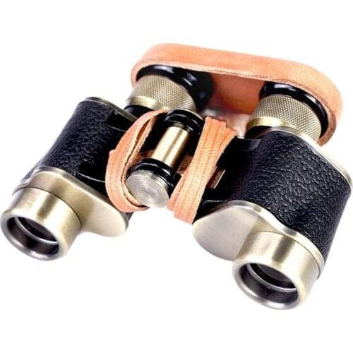 ZIYOUHU 6X24 Bronze Collection Telescope Zoom Hunting Binoculars High Definition Camp Hiking Night Vision Telescope Large Size