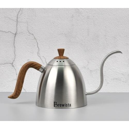 Brewista Artisan 700ml Gooseneck 304 stainless steel Stovetop Kettle pour-over coffee pot helpful to control drip water speed