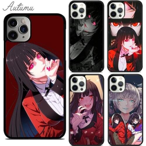 Jabami Yumeko Kakegurui Anime Phone Case for iPhone 11 12 Pro Max mini X XR XS SE 2020 5 6S 7 8 Plus Samsung S9 S10 Cover shell