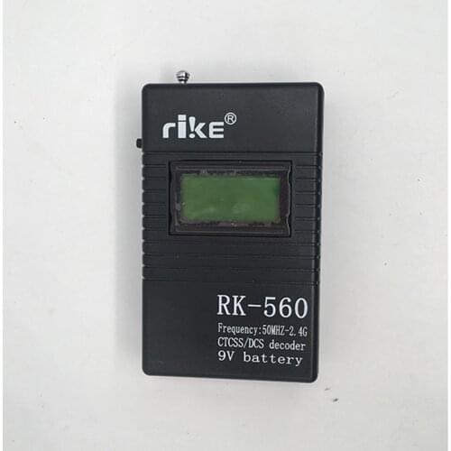 Two Way Radio Mini frequency counter with CTCSS/DCS Decoder Handheld Portable Frequency Counter RK560 range 50MHz to 2.4GHz